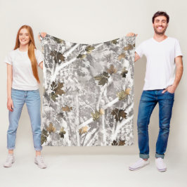 Cobertor De Velo Winter Hunting Camouflage Look