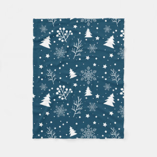 Cobertor De Velo Wintery Blue