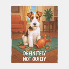 Cobertor De Velo Wire Fox Terrier - Definitely Not Guilty