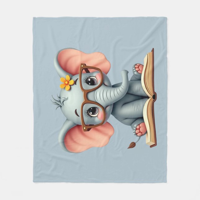 Cobertor De Velo Wise Baby Elephant (Frente)