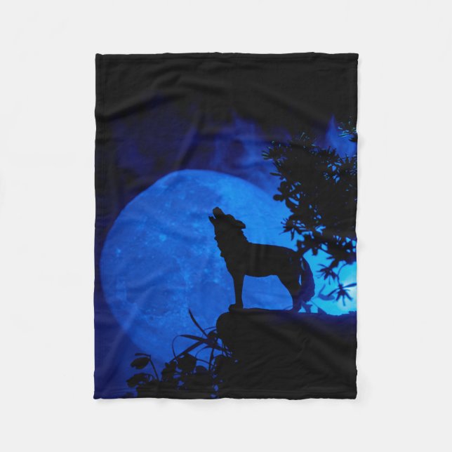 Cobertor De Velo Wolf Fleece Blanket (Frente)