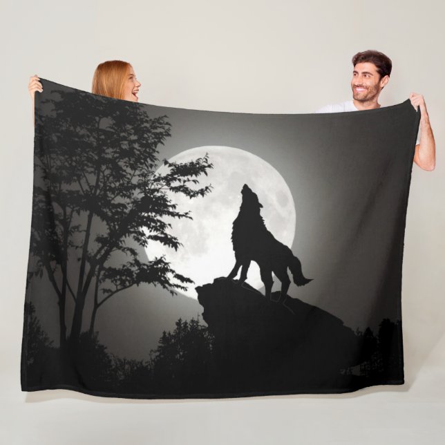Cobertor De Velo Wolf Fleece Blanket (In Situ)