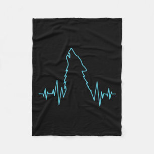Cobertor De Velo Wolf Howling Pulse Heartbeat Wolves Costume Animal