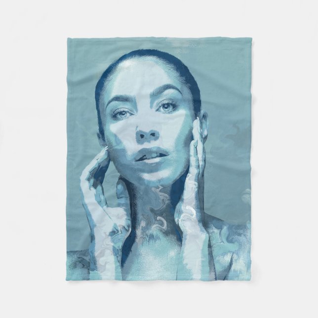 Cobertor De Velo "Woman in Blue"  (Frente)