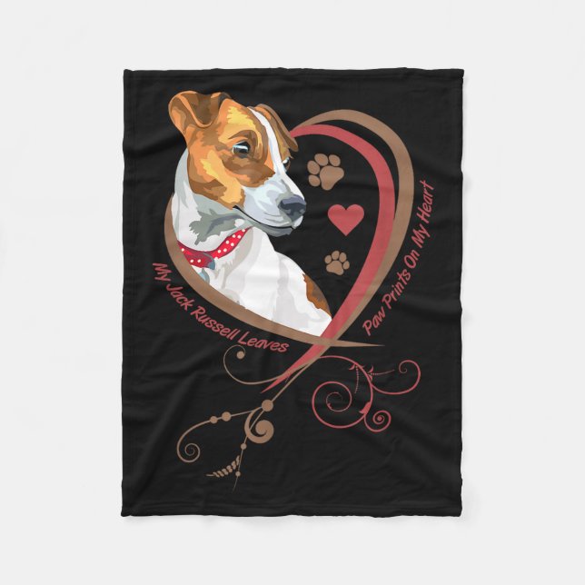 Cobertor De Velo Womans Jack Russell Terrier Shirt Parson Russell T (Frente)