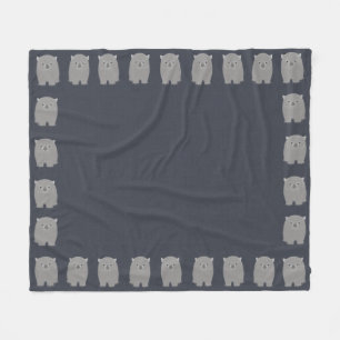 Cobertor De Velo Wombat Fleece Blanket