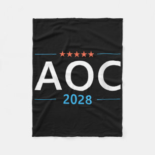Cobertor De Velo Womens Aoc 2028 Alexandria Ocasio-cortez Para Pres