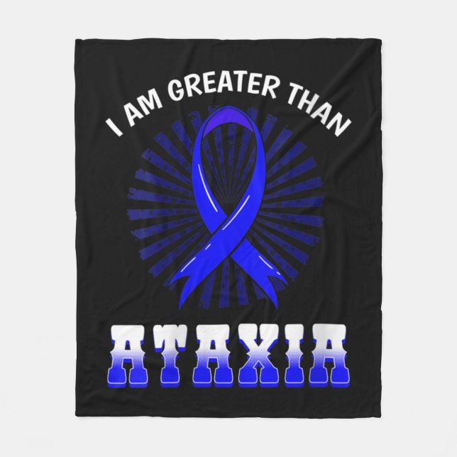 Cobertor De Velo Womens Ataxia Awareness Neurological Sign Hemiatax (Frente)