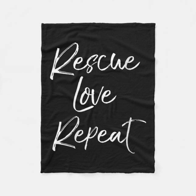 Cobertor De Velo Womens Cute Dog Adoption Quote For Women Pet Rescu (Frente)