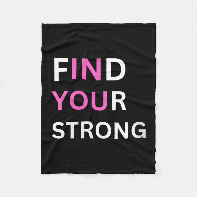 Cobertor De Velo Womens Find Your Strong, In You! V-neck  (Frente)