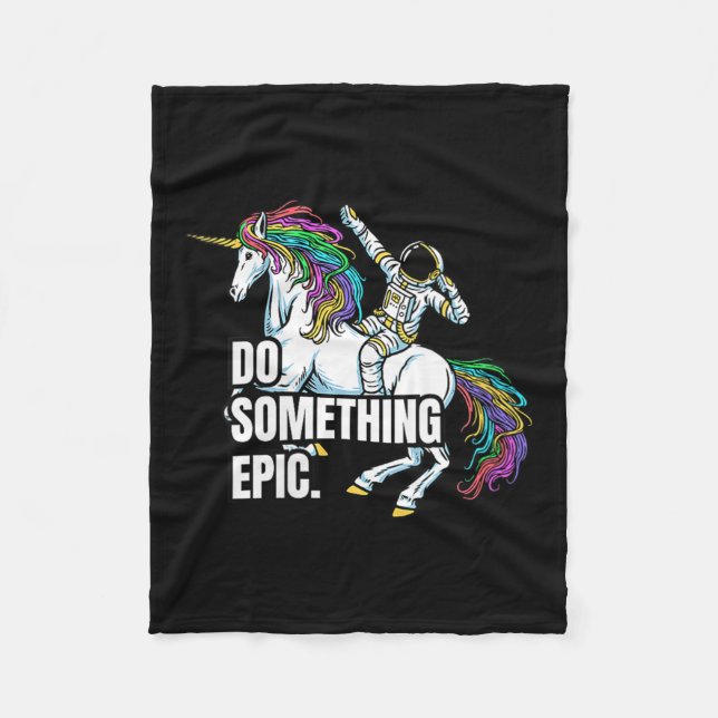 Cobertor De Velo Womens Funny Spacecore Motivational Graphic, Do So (Frente)