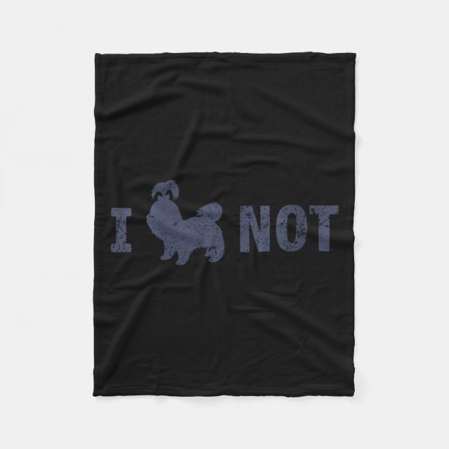 Cobertor De Velo Womens I Shih Tzu Not Funny Shih Tzu Saying Quote  (Frente)