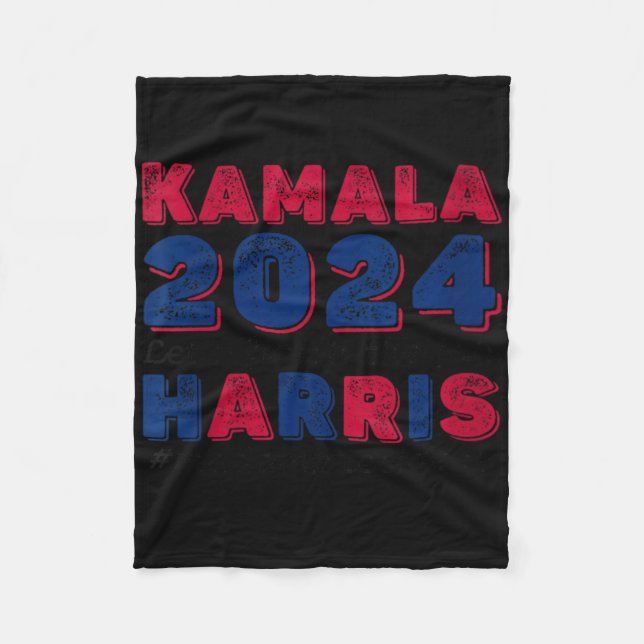 Cobertor De Velo Womens Kamala 2024 Harris Vote (Frente)