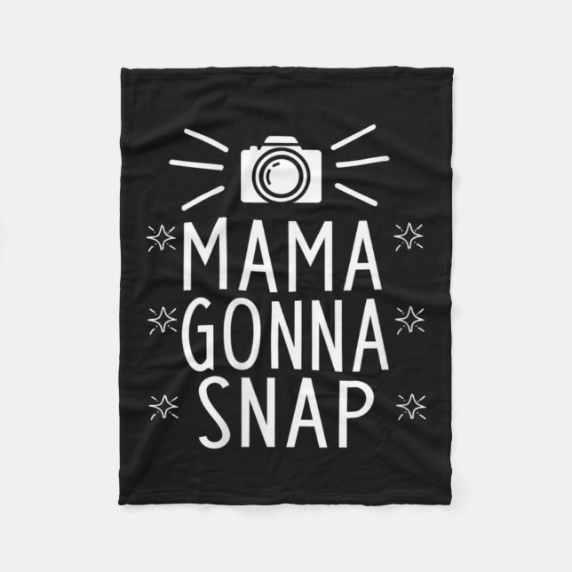 Cobertor De Velo Womens Mother Gonna Snap Funny Mom Birthday Gift Q (Frente)