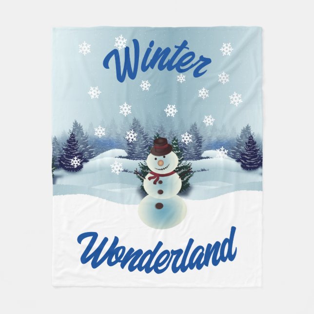 Cobertor De Velo Wonderland Fleece Blanket (Frente)