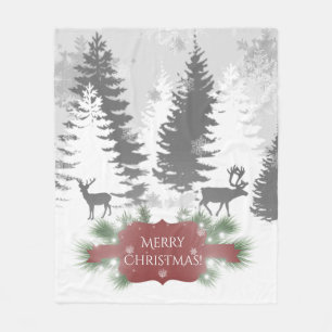 Cobertor De Velo Wonderland Fleece Blanket - Vermelho