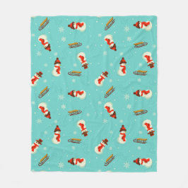 Cobertor De Velo Wonderland Snowmen