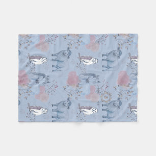 Cobertor De Velo Woodland Art Baby Blanket