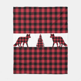 Cobertor De Velo Woodland Fox Fleece Blanket