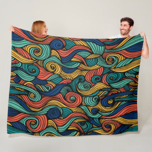 Cobertor De Velo Wool Topped paisley