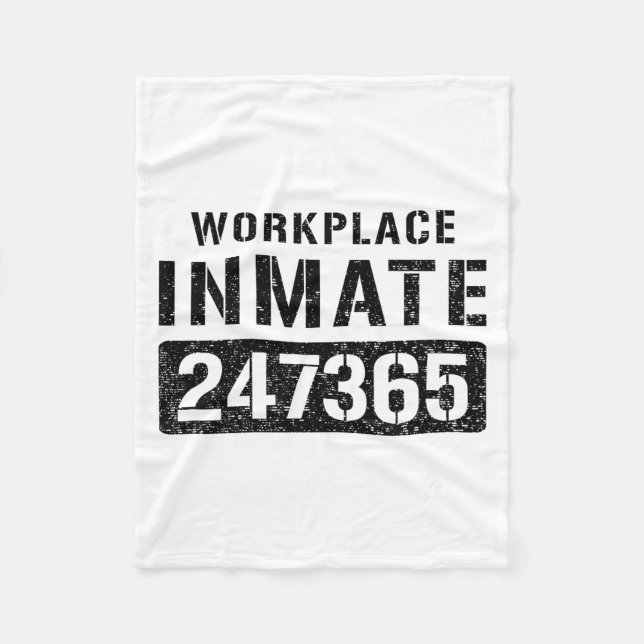 Cobertor De Velo Workplace Worker Prisoner Inmate Halloween Costume (Frente)
