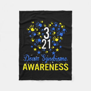 Cobertor De Velo World Down Syndrome Awarness - Figurino Março 21 G