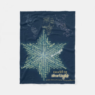 Cobertor De Velo World Starlight Fleece Blanket