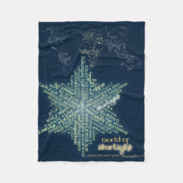 Cobertor De Velo World Starlight Fleece Blanket