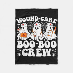 Cobertor De Velo Wound Care Boo Boo Crew Enfermeira Funny Ghost Hal