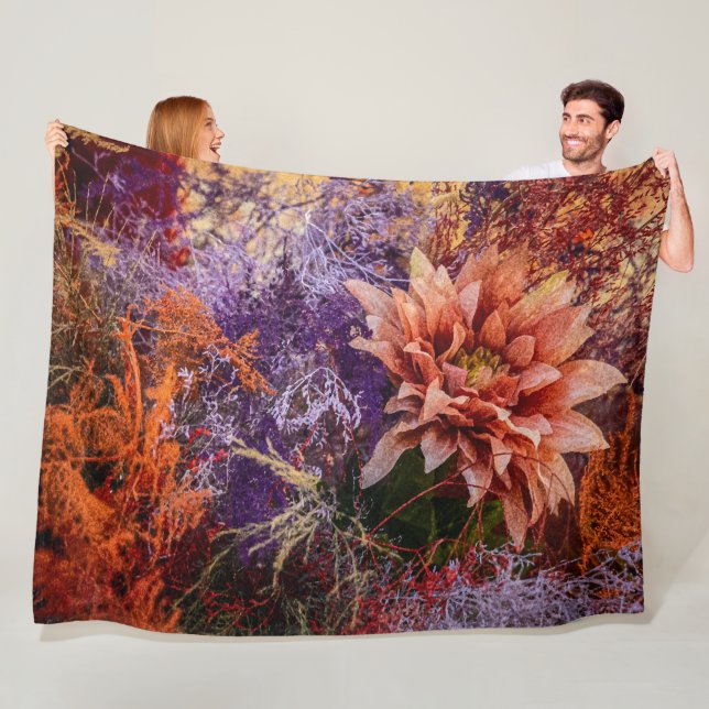 Cobertor De Velo Woven flower jacquard blanket (In Situ)
