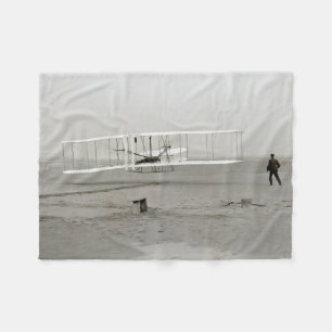 Cobertor De Velo Wright Brothers Flyer First Plane Flight Aviation