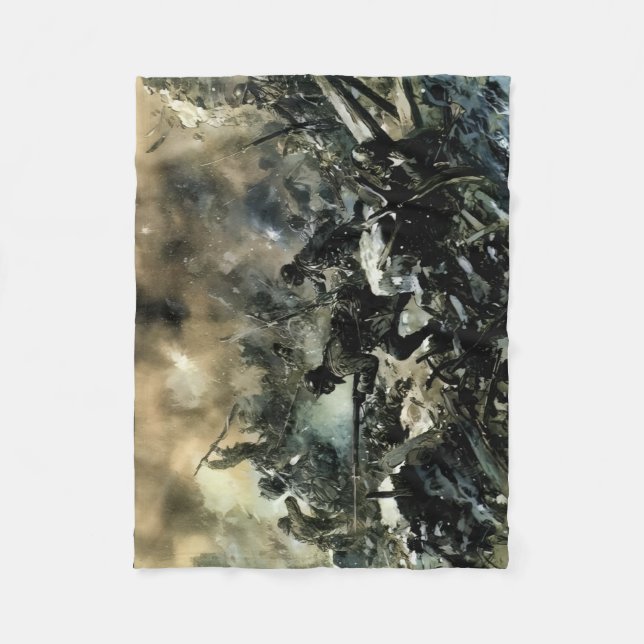 Cobertor De Velo WW1 Batalha Francesa de Verdun (Frente)