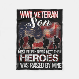 Cobertor De Velo Wwii Veteran Son A maioria das Pessoas nunca encon