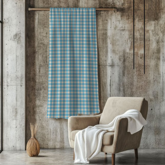 Cobertor De Velo Xadrez Amarelo Azul Encantador Jogando Presente Ma (Charming Blue Yellow Plaid Throw for Men's Gift Fleece Blanket)