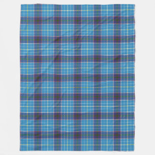 Cobertor De Velo Xadrez Azul, Tartan do Texas