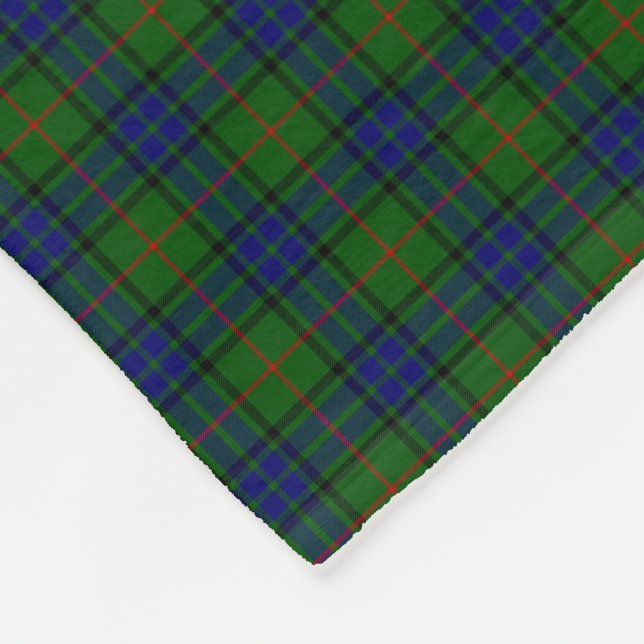 Cobertor De Velo Xadrez azul-tartan Lauder (Quina)