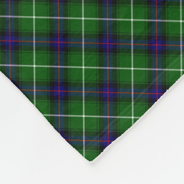 Cobertor De Velo Xadrez azul verde MacDonald tartan (Quina)