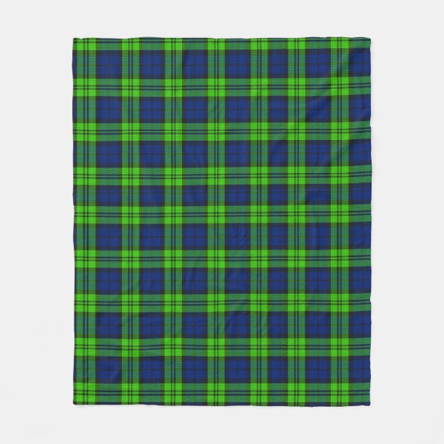 Cobertor De Velo Xadrez Blackwatch Tartan (Frente)