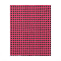 Xadrez Buffalo Vermelho Padrão Rústico de Inverno