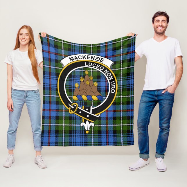 Cobertor De Velo Xadrez Clan MacKenzie Tartan (In Situ)