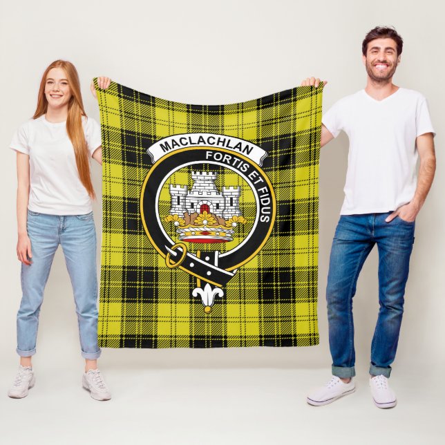 Cobertor De Velo Xadrez Clan MacLachlan Tartan (In Situ)