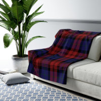 Xadrez Clan MacLachlan Tartan Verificação Roxa