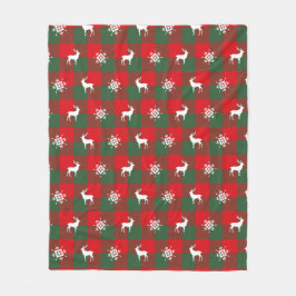 Cobertor De Velo Xadrez de Buffalo Festivo