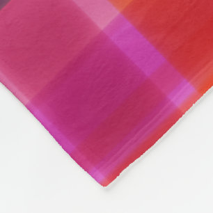 Cobertor De Velo Xadrez de Cores de Queda