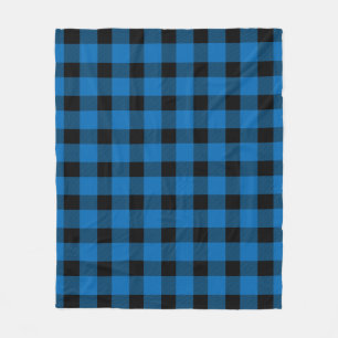 Cobertor De Velo Xadrez de Lumberjack Blue Buffalo Country