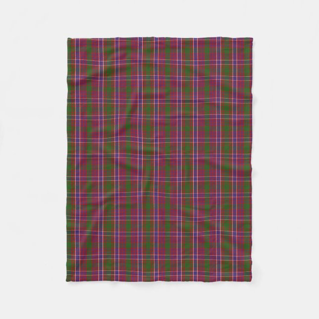 Cobertor De Velo Xadrez do Scottish Clan MacRae Tartan (Frente)