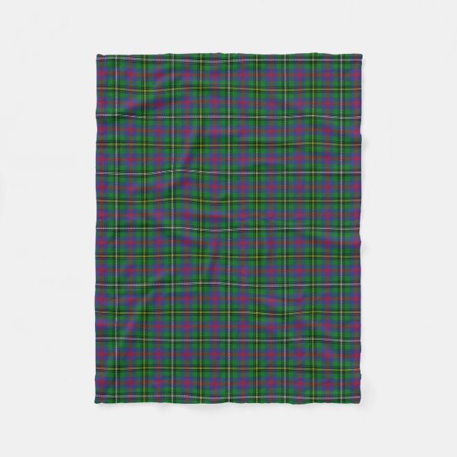 Cobertor De Velo Xadrez do Scottish Clan Wood Tartan (Frente)
