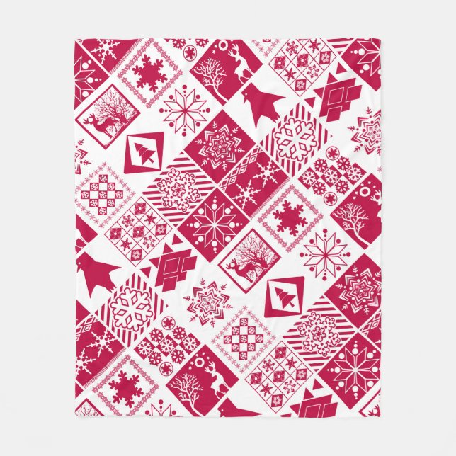 Cobertor De Velo Xadrez escandinava (Frente)