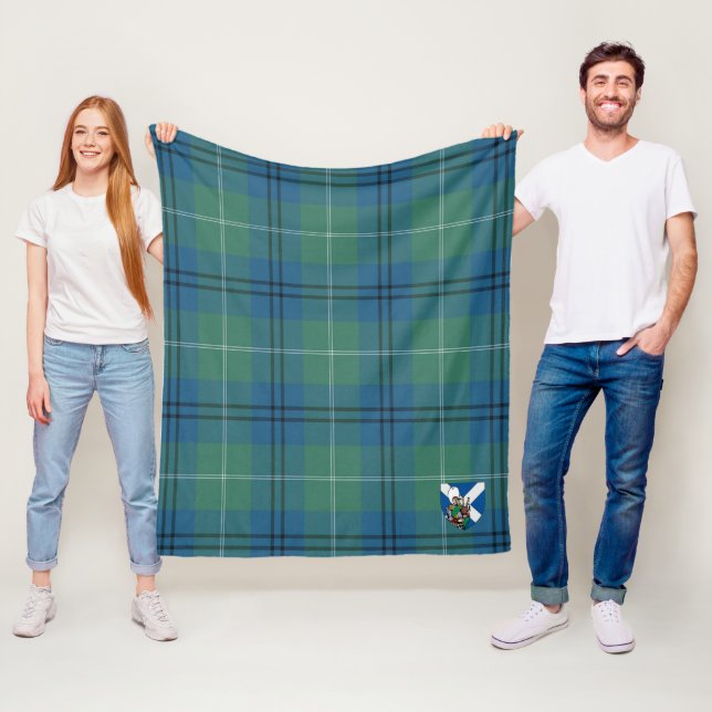 Cobertor De Velo Xadrez Escocês Antigo Tartan de Scotts Oliphant (In Situ)