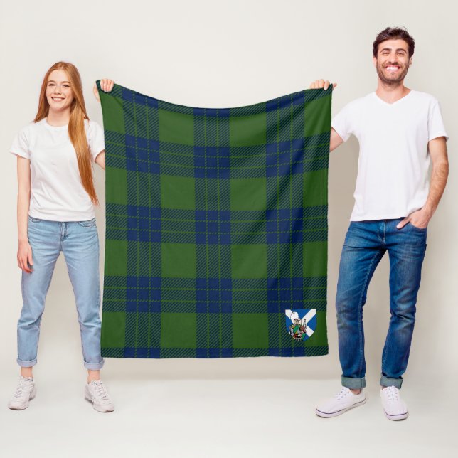 Cobertor De Velo Xadrez Escocês Plaid de Caça de Scotts Montgomery (In Situ)